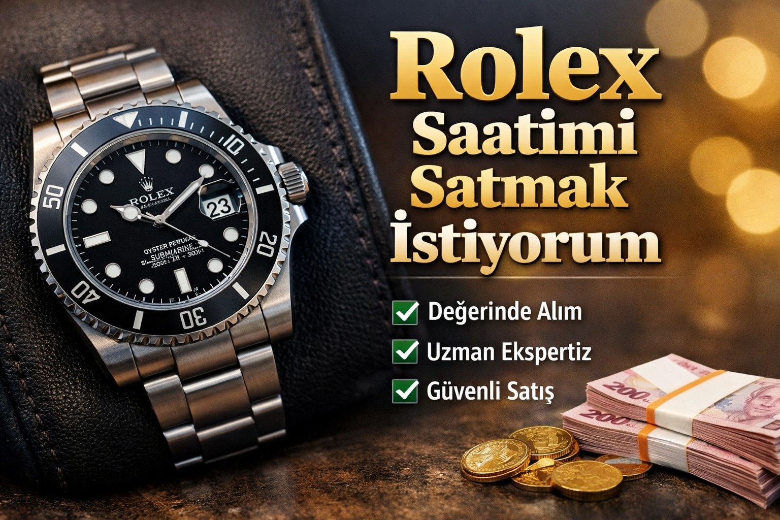 Rolex Saatimi Satmak İstiyorum