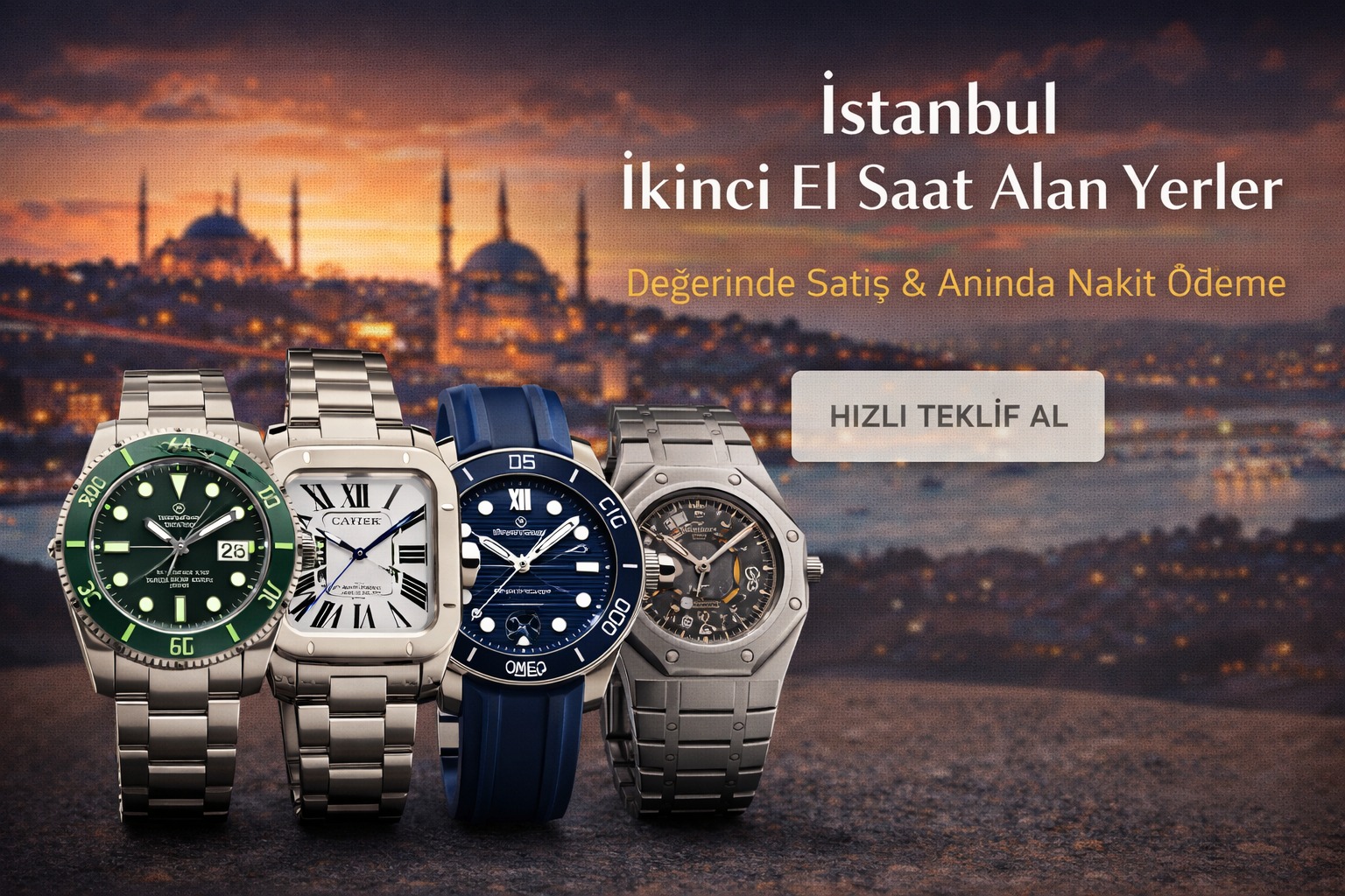 İstanbul İkinci El Saat Alan Yerler