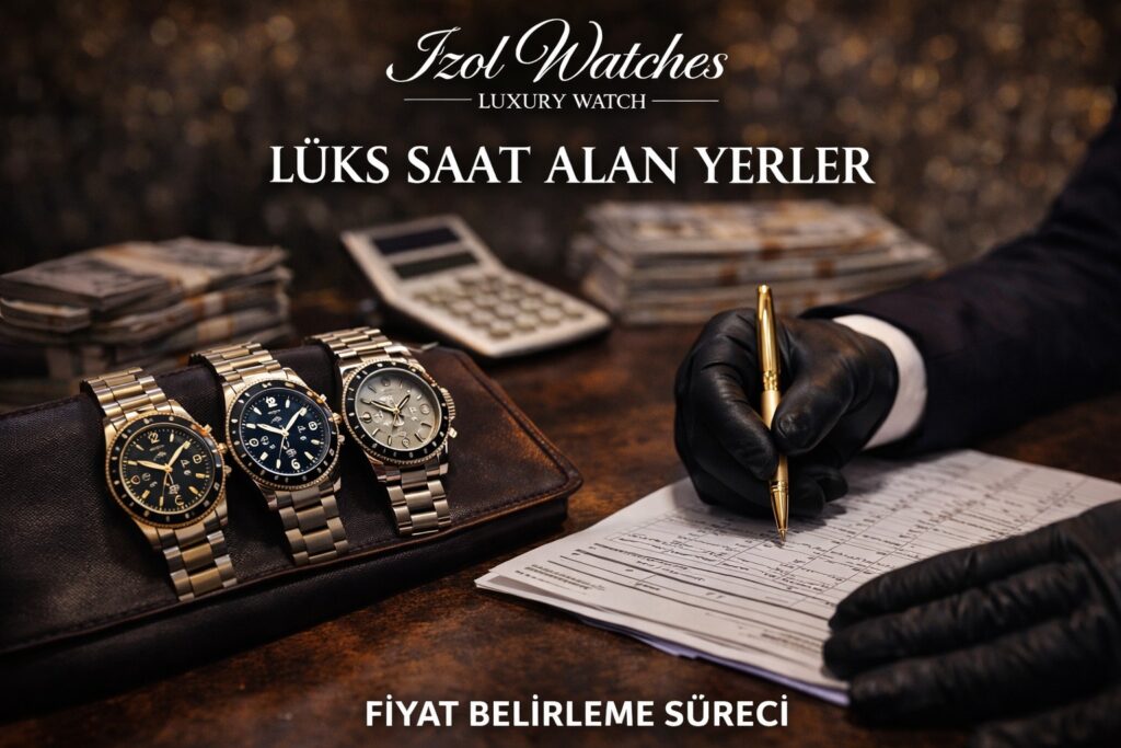 Lüks saat alan yerler fiyat belirleme süreci