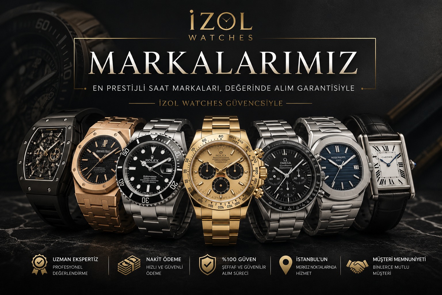 İstanbul Rolex Saat Alan Yerler